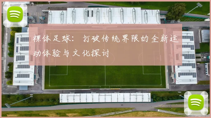 裸体足球：打破传统界限的全新运动体验与文化探讨